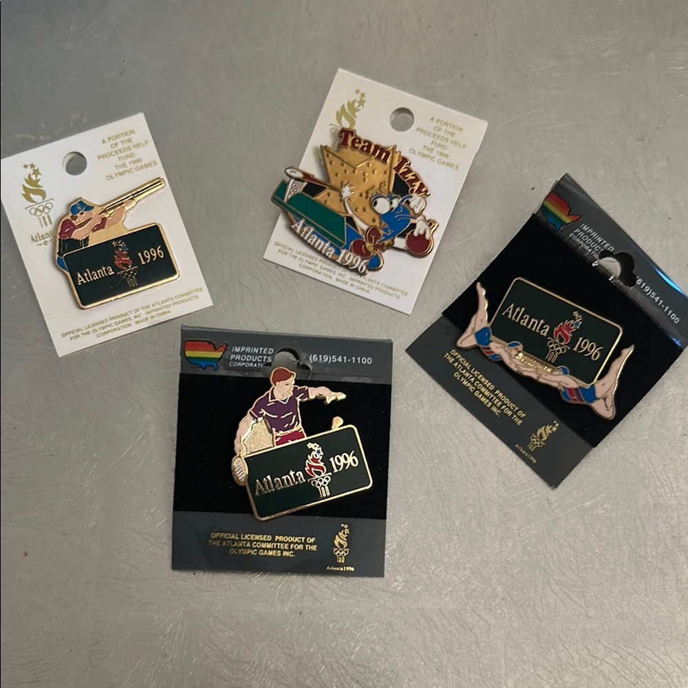 Atlanta 1996 Olympic Pins Set